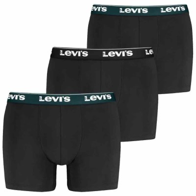 боксерки,мъжко,бельо,levi´s,®,repeat,logo,brief,boxers,3,units,black,(black,green,combo)