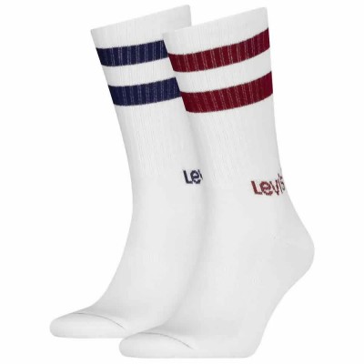 чорапи,мъжки,чорапи,дамски,чорапи,levi´s,®,sport,stripe,crew,socks,2,pairs,white,(white,red,blue)
