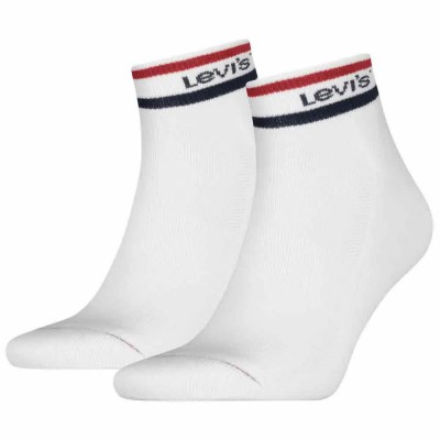 чорапи,мъжки,чорапи,дамски,чорапи,levi´s,®,sport,stripe,quarter,short,socks,2,pairs,white,(iconic)