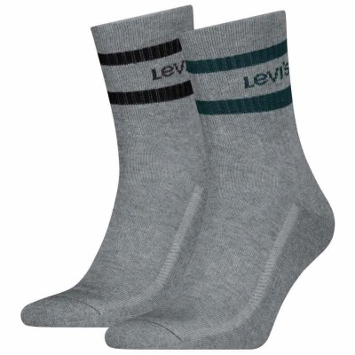 чорапи,мъжки,чорапи,дамски,чорапи,levi´s,®,sport,stripe,short,socks,2,pairs,grey,(grey,green)