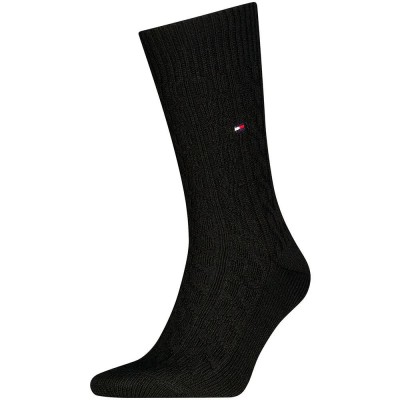 чорапи,мъжки,чорапи,дамски,чорапи,tommy,hilfiger,701241830,socks,black,(black)