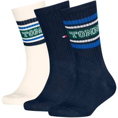чорапи,мъжки,чорапи,дамски,чорапи,tommy,hilfiger,701241838,crew,socks,3,pairs,multicolor,(navy)