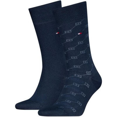 чорапи,мъжки,чорапи,дамски,чорапи,tommy,hilfiger,701241991,socks,2,pairs,blue,(navy)