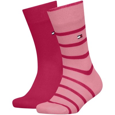 чорапи,мъжки,чорапи,дамски,чорапи,tommy,hilfiger,breton,stripe,socks,2,pairs,pink,(pink)