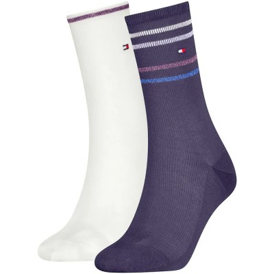 чорапи,мъжки,чорапи,дамски,чорапи,tommy,hilfiger,lurex,stripe,socks,2,pairs,multicolor,(purple,haze)