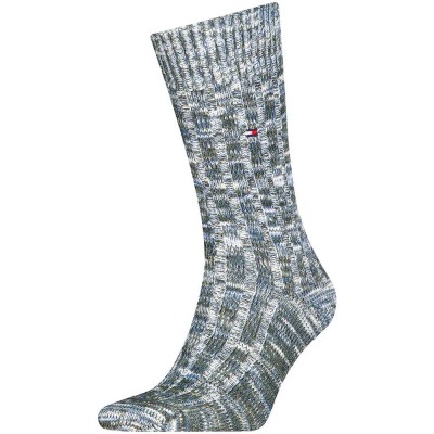 чорапи,мъжки,чорапи,дамски,чорапи,tommy,hilfiger,mouline,slub,socks,multicolor,(black)