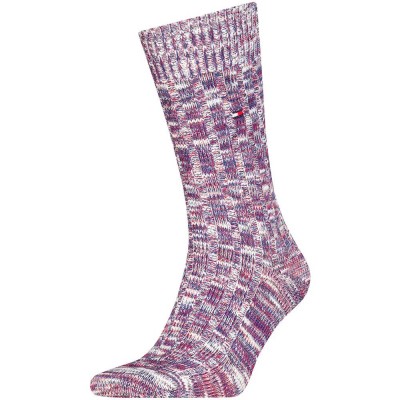 чорапи,мъжки,чорапи,дамски,чорапи,tommy,hilfiger,mouline,slub,socks,purple,(navy)