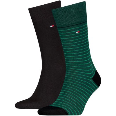 чорапи,мъжки,чорапи,дамски,чорапи,tommy,hilfiger,small,stripe,socks,2,pairs,multicolor,(deep,green)