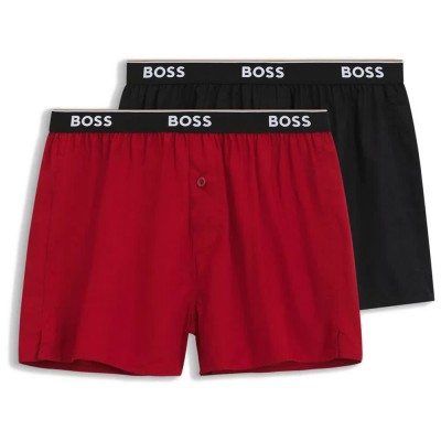 къси,панталони,мъжки,пижами,boss,ew,10269547,pyjama,shorts,multicolor,(medium,red)