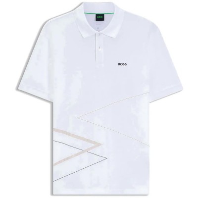 дамски,блузи,с,яка,мъжки,блузи,с,яка,boss,goc,rank,3,10278600,green,short,sleeve,polo,white,(white)