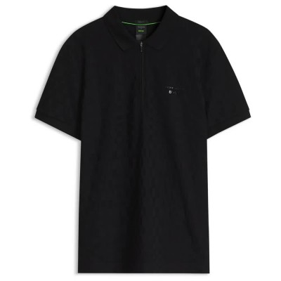дамски,блузи,с,яка,мъжки,блузи,с,яка,boss,icons70,10278661,green,short,sleeve,polo,black,(black)