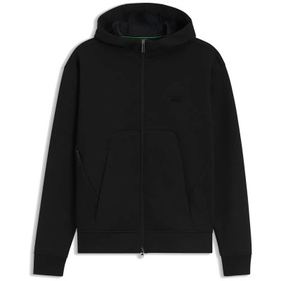блуза,мъжки,пуловери,boss,icons70,10282220,green,full,zip,sweatshirt,black,(black)