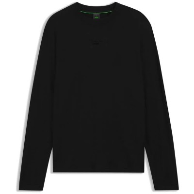 тениска,мъжки,тениски,дамски,тениски,boss,icons70,long,10281928,green,long,sleeve,t,shirt,black,(black)