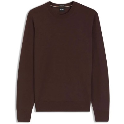 блуза,мъжки,пуловери,дамски,пуловери,boss,leno,10280678,sweater,brown,(dark,brown)