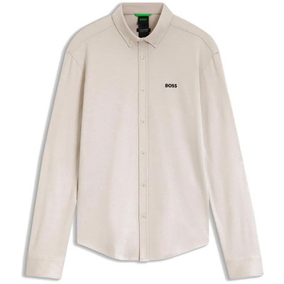 риза,с,дълъг,ръкав,дамски,ризи,мъжки,ризи,boss,motion,10263169,green,long,sleeve,shirt,beige,(light,beige)