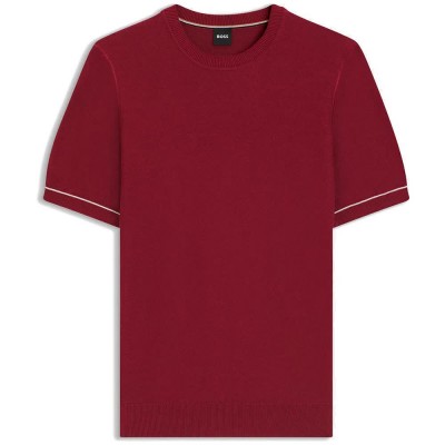 блуза,мъжки,пуловери,дамски,пуловери,boss,nalon,10278956,short,sleeve,sweater,red,(medium,red)