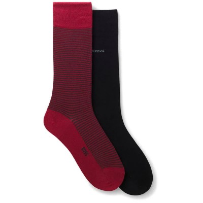 чорапи,мъжки,чорапи,дамски,чорапи,boss,stripe,vi,bamboo,10280289,socks,2,pairs,multicolor,(dark,red)