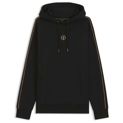 блуза,мъжки,пуловери,boss,the,open26,10261721,green,sweatshirt,black,(black)
