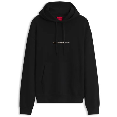 суичър,мъжки,пуловери,hugo,datri,10273008,red,hoodie,black,(black)