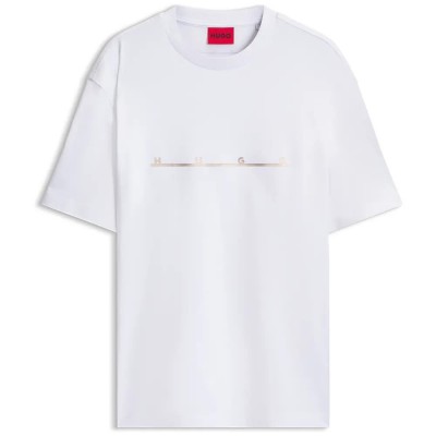 тениска,мъжки,тениски,дамски,тениски,hugo,datrik,10273257,red,t,shirt,white,(white)