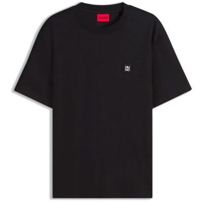 тениска,мъжки,тениски,дамски,тениски,hugo,deryk,10231453,red,short,sleeve,t,shirt,black,(black)