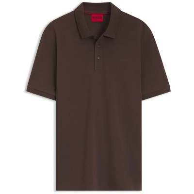 дамски,блузи,с,яка,мъжки,блузи,с,яка,hugo,donos222,10231467,red,short,sleeve,polo,brown,(brown,overflow)