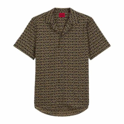риза,с,дълъг,ръкав,дамски,ризи,мъжки,ризи,hugo,ellino,10280280,red,long,sleeve,shirt,brown,(beige,overflow)