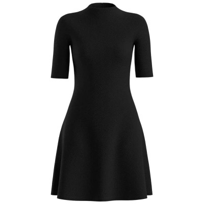 рокля,дамски,поли,и,рокли,hugo,nuvelle,10281393,red,dress,black,(black)