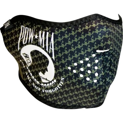 други,аксесоари,zan,headgear,neoprene,pow,mia,face,mask,black,(black,green,white)