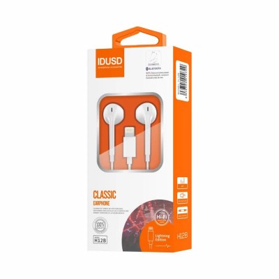 слушалки,слушалки,idusd,h12b,earphones,white,(black)