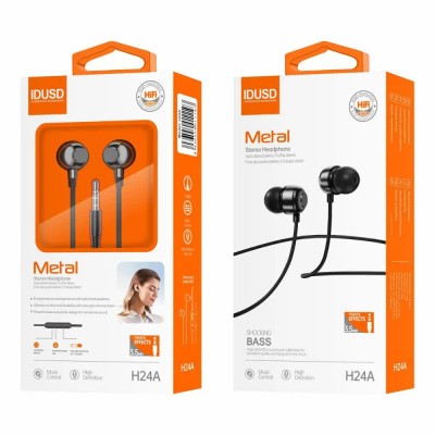 слушалки,слушалки,idusd,h24a,earphones,black,(white)