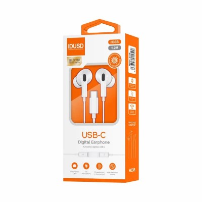 слушалки,слушалки,idusd,h33b,earphones,white,(white)