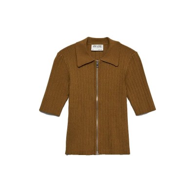 тениска,мъжки,тениски,дамски,тениски,aware,hanna,3,4,sleeve,t,shirt,brown,(breen)