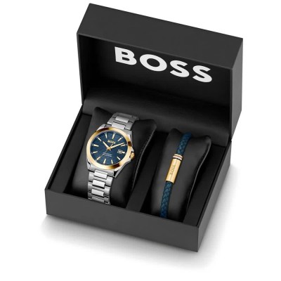 часовник,часовници,boss,1570191,41mm,5atm,quartz,analogic,watch,golden,(grey,blue,mineral)