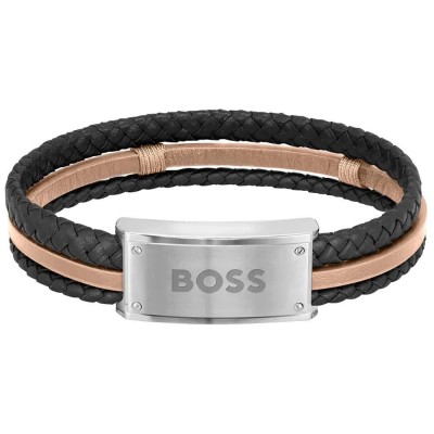 бижутерия,boss,1580423,bracelet,brown,(black,brown)