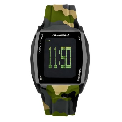 часовник,часовници,chronotech,rw0022,35mm,quartz,digital,watch,green,(green,black,mineral)