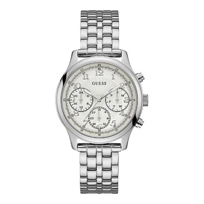 часовник,часовници,guess,w1018l1,40mm,5atm,quartz,analogic,woman,watch,silver,(silver,silver,mineral)