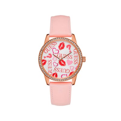 часовник,часовници,guess,w1206l3,40mm,quartz,analogic,woman,watch,pink,(pink,white,red,pink,mineral)