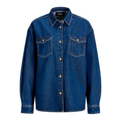 риза,с,дълъг,ръкав,дамски,ризи,мъжки,ризи,jack,&,jones,bella,jjxx,long,sleeve,shirt,blue,(blue,denim,rinse)