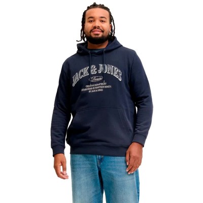 сако,мъжки,пуловери,jack,&,jones,denver,logo,plus,size,hoodie,blue,(navy,blazer)