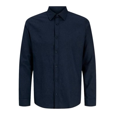 риза,с,дълъг,ръкав,дамски,ризи,мъжки,ризи,jack,&,jones,field,melange,plus,size,long,sleeve,shirt,blue,(navy,blazer)
