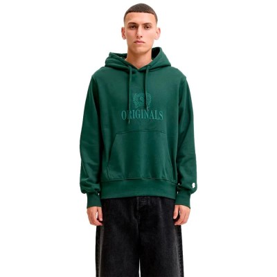суичър,мъжки,пуловери,jack,&,jones,frederiksberg,monogram,hoodie,green,(pine,grove)
