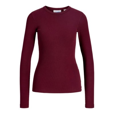 тениска,мъжки,тениски,дамски,тениски,jack,&,jones,freya,straight,fit,jjxx,long,sleeve,t,shirt,red,(winetasting)