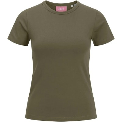 тениска,мъжки,тениски,дамски,тениски,jack,&,jones,gigi,striped,jjxx,short,sleeve,t,shirt,green,(burnt,olive)