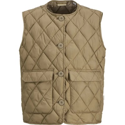 елек,детски,потници,jack,&,jones,hope,jjxx,vest,green,(petrified,oak,detail,diamond)