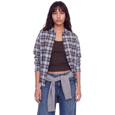 карирана,риза,дамски,ризи,мъжки,ризи,jjxx,jamie,long,sleeve,shirt,blue,(skyway,checks,carafe)