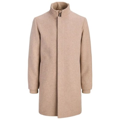 палто,мъжки,якета,jack,&,jones,melton,coat,beige,(greige,pattern,twill)