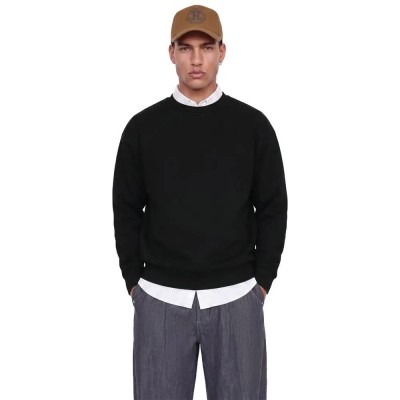 блуза,мъжки,пуловери,jack,&,jones,ollie,plain,sweatshirt,black,(black)
