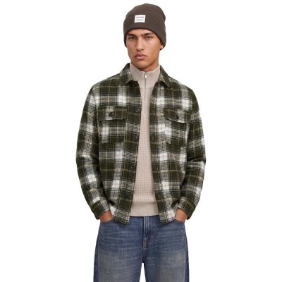 карирана,риза,мъжки,якета,дамски,якета,и,палта,jack,&,jones,regent,structure,overshirt,green,(rosin,checks)
