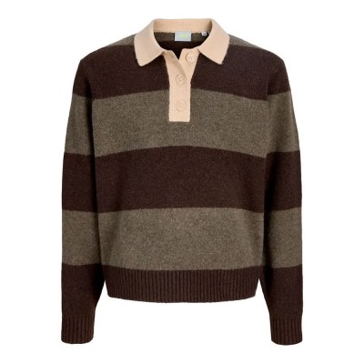 дамски,блузи,с,яка,мъжки,блузи,с,яка,jack,&,jones,ruby,jjxx,long,sleeve,polo,brown,(seal,brown)